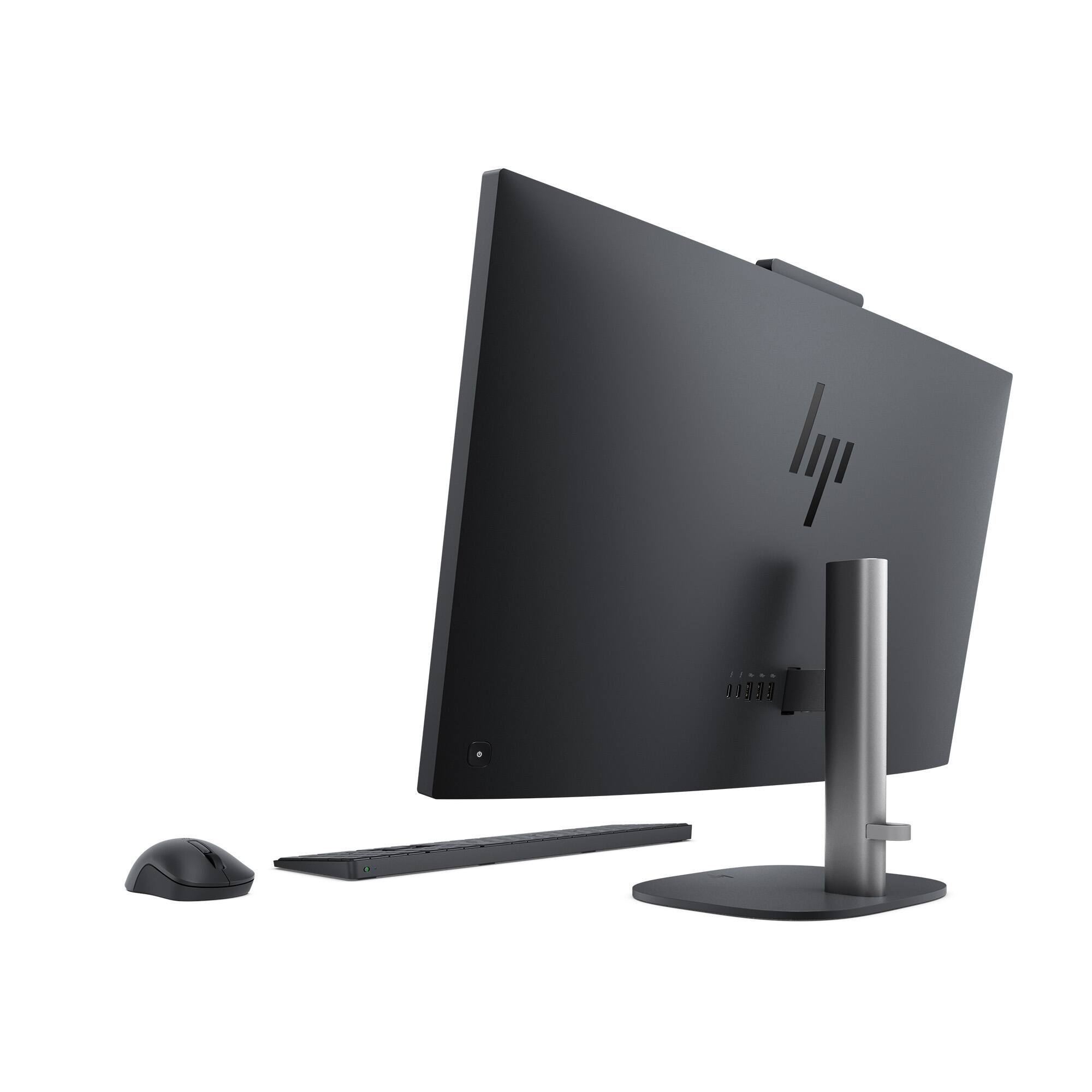 Alt View 11. HP - OmniStudio X 27" QHD All-in-One w/ Adjustable Height - Intel Core Ultra 7 356H - 16GB Memory - 1TB SSD - Copilot+ PC - Eclipse Gray.