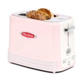 Nostalgia - Retro 2-Slice Bagel Toaster - Pink