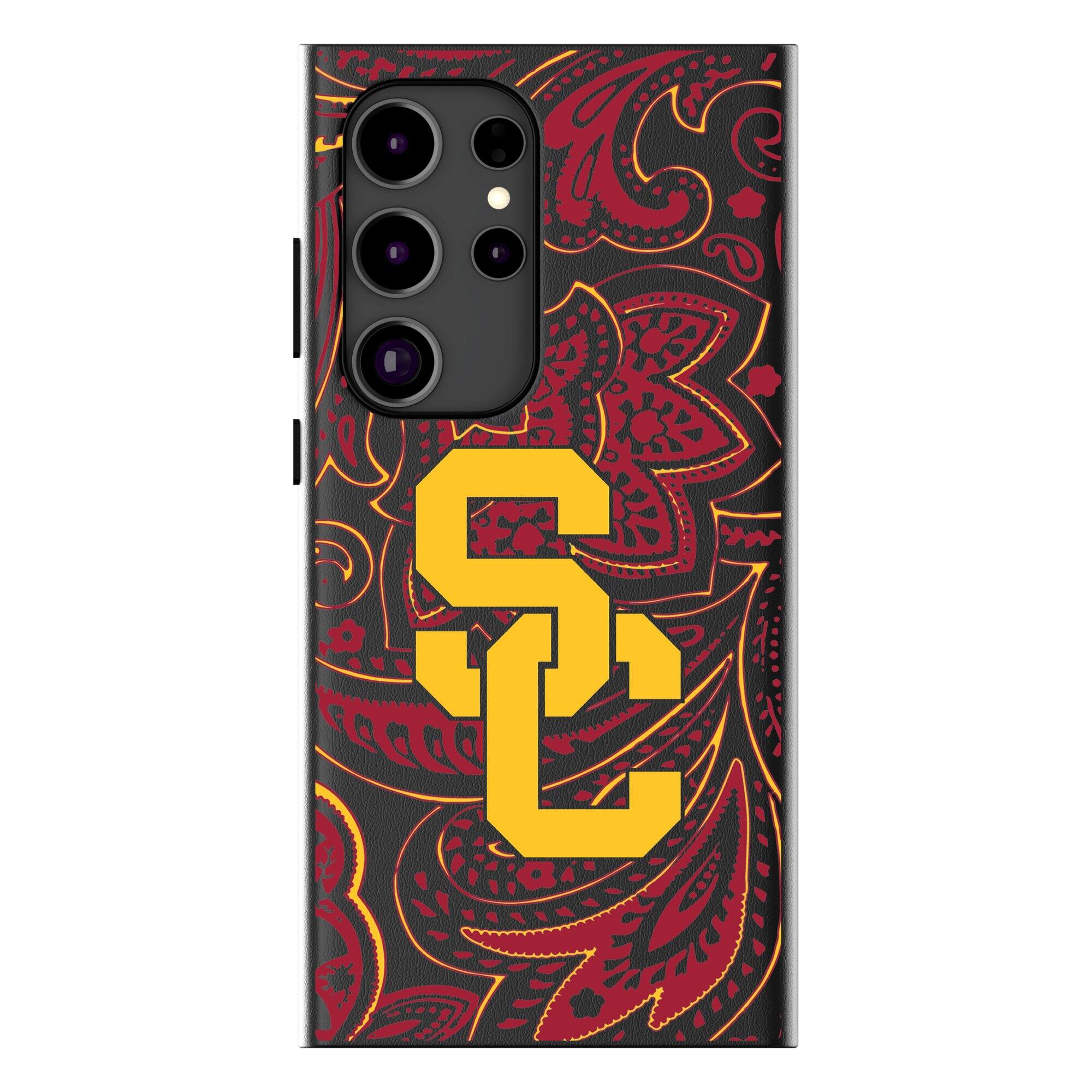 Keyscaper - NCAA - USC Trojans Paisley Galaxy Magnetic Bump Case - S24 - Black price history on PriceWatchPro