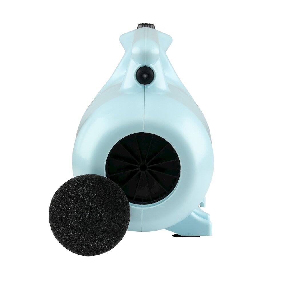 Back. XPOWER - B-123 Variable Speed Pet Dryer with 2-Stage Heat Settings - Sky Blue.