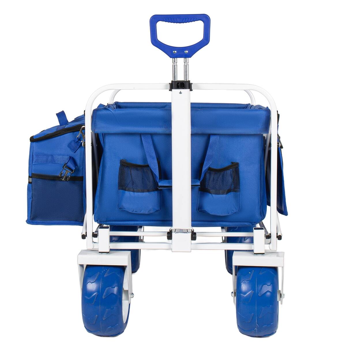 Alt View 6. Loheer - Loheer 500 lb Heavy Duty Beach Wagon, 150L Collapsible Folding Cart with Nine Inch All Terrain Wheels.
