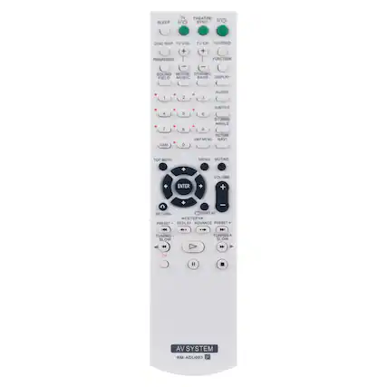 SLEEP TV THEATRE I/O BYNC I/O DESC SKIP TV VOL + PROGRESSIVE TV CH TVVIDEO + FUNCTION I I SOUND MOVIE DYNAMIC FIELD MUSIC BASS DISPLAY - 2 J AUDIO 4 F CLEAR 5 a g SUBTITLE 5 a TUNING ANGLE 9 PICTURE AMP MENU NAVI TOP MENU MENU MUTING VOLUME ENTER + - RETURN DISPLAY .. STEP - PRESET REPLAY ADVANCE PRESET - TUNING SLOW - TUNING SLOW TV II AV SYSTEM M-ADUOG3