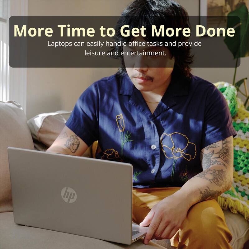 More Time to Get More Done

Laptops can easily handle office tasks and provide leisure and entertainment.