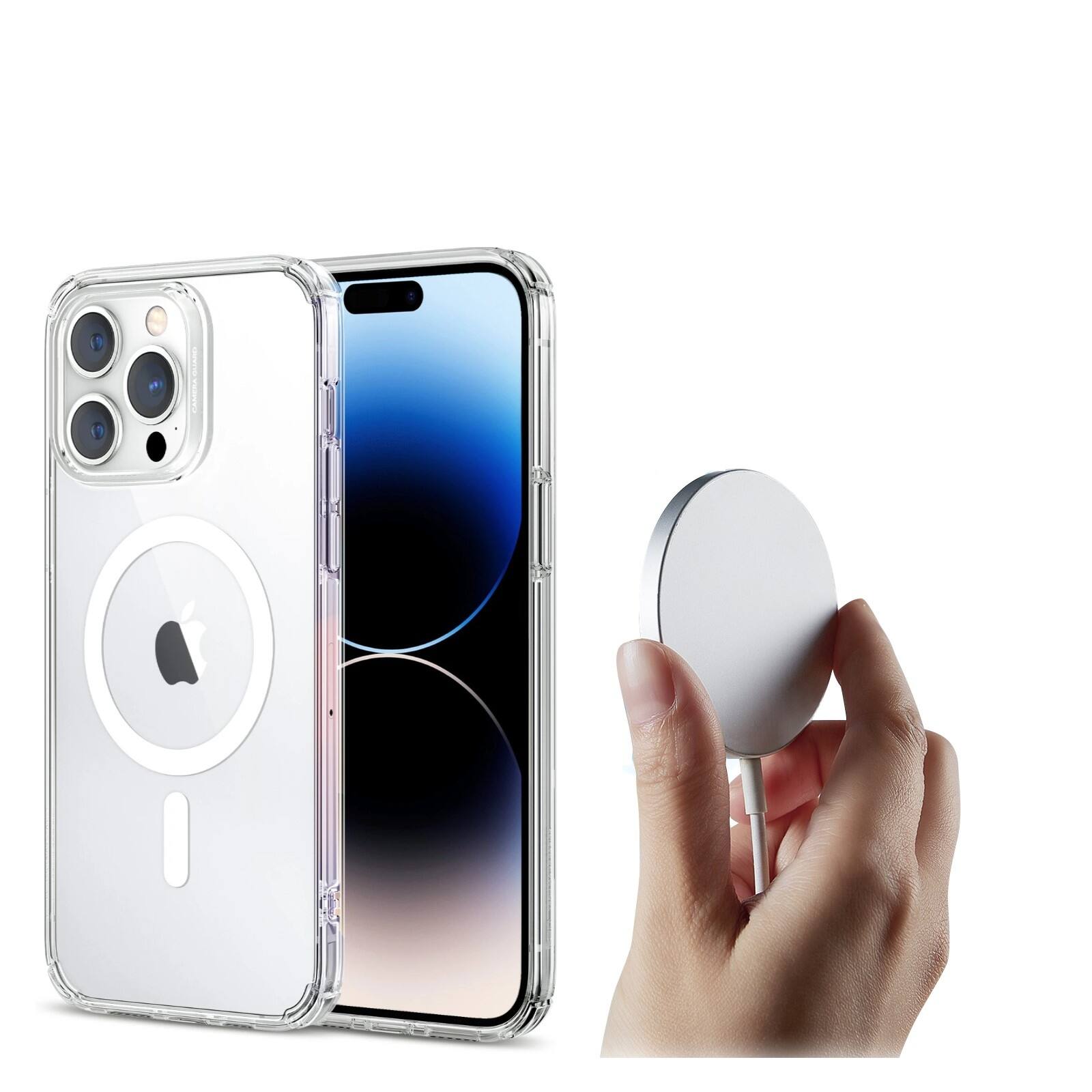 Alt View 12. SaharaCase - Hybrid-Flex Hard Shell Case for Apple iPhone 14 Pro - Clear.