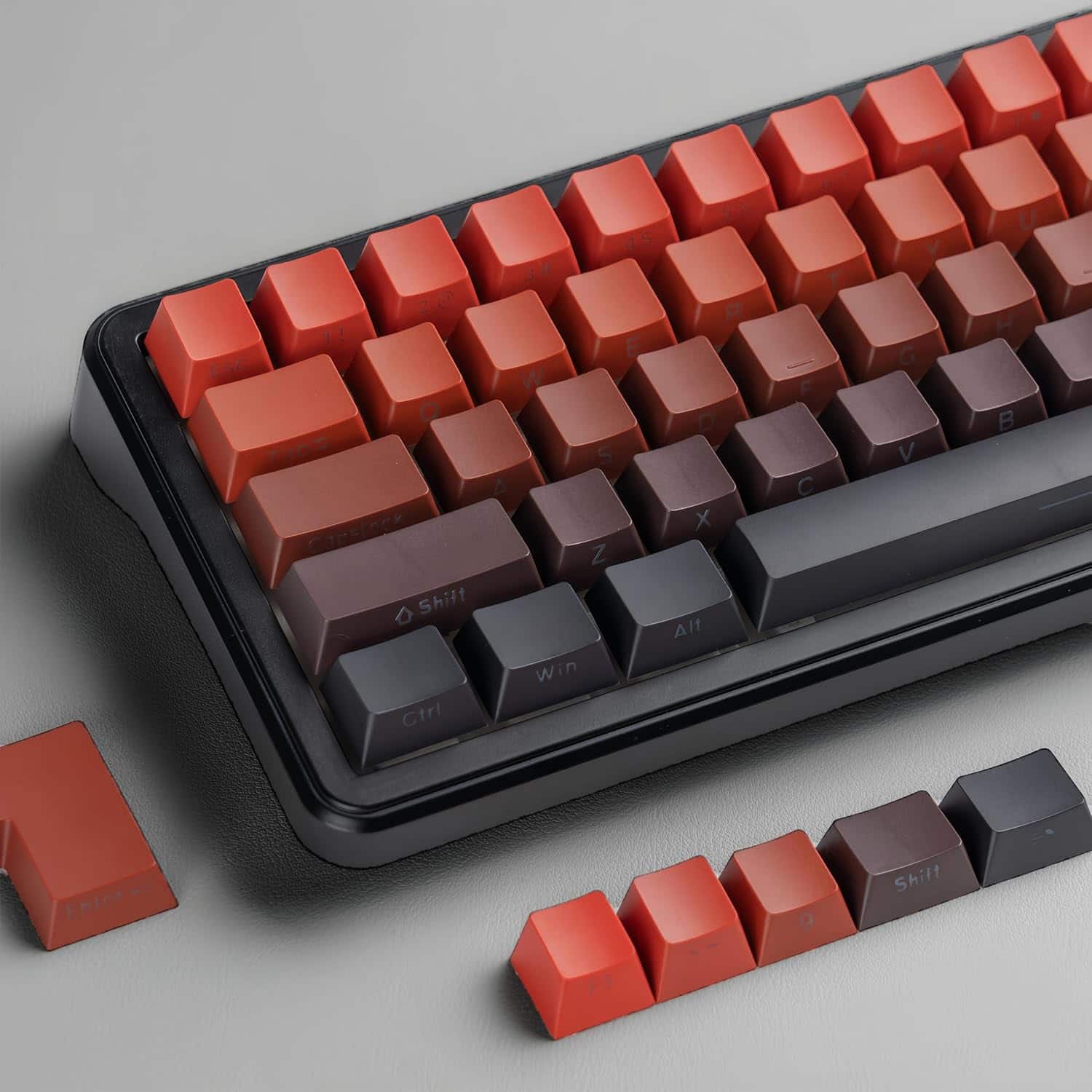 Womier - PBT Keycaps Set , Side Printed OEM Profile Key Caps for 100%, 75%, 65%, 60% Gaming MX Switch Mechanical Keyboard - Red price history on PriceWatchPro