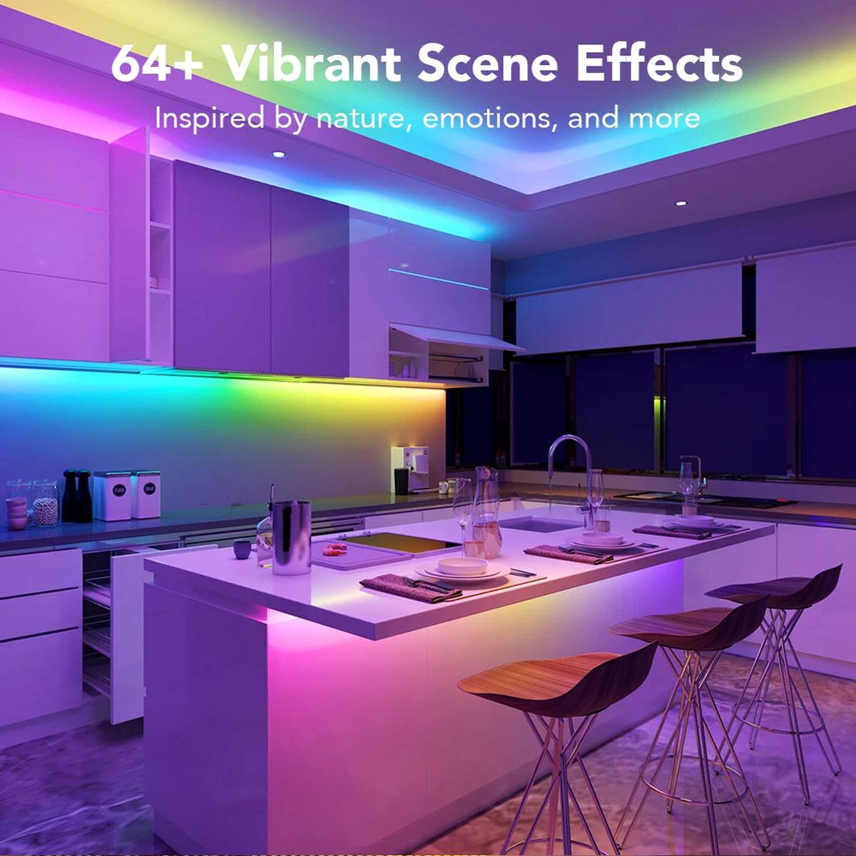 64+ Vibrant Scene Effects  
Inspired by nature, emotions, and more
