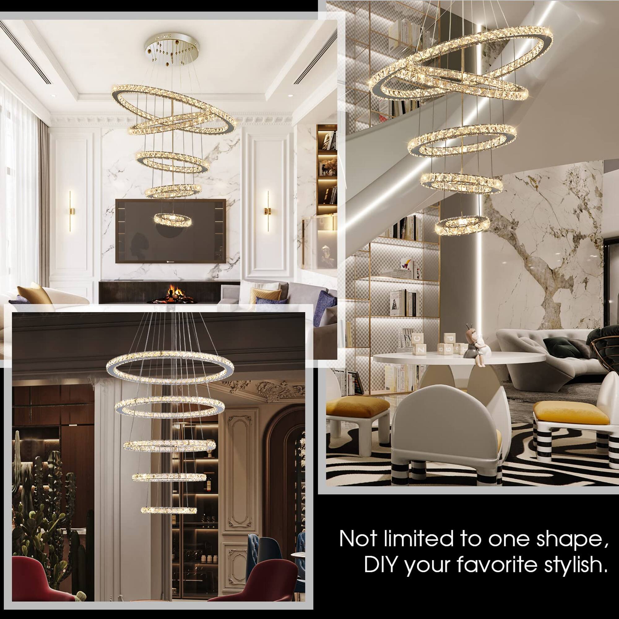 Not limited to one shape, DIY your favorite stylish.