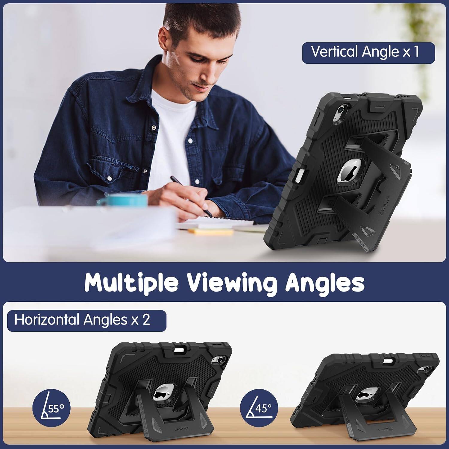 Vertical Angle x 1  
Multiple Viewing Angles  
Horizontal Angles x 2  
55°  
45°