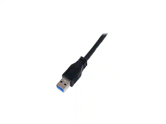 Front. StarTech.com - StarTech.com USB3CAUB1M 1m USB 3.0 A to Micro B Cable - Black.