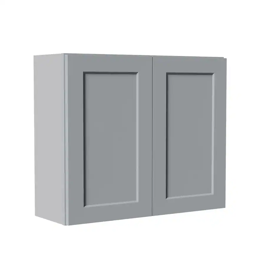 Boyel Living Shaker Wall Cabinet with Double Door 36 in L x 12 in W x ...