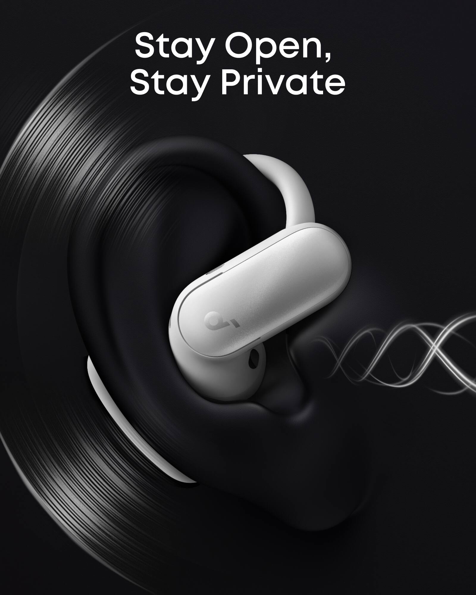 Soundcore AeroFit 2 Pro by Anker, Open Ear with Semi In Ear Active