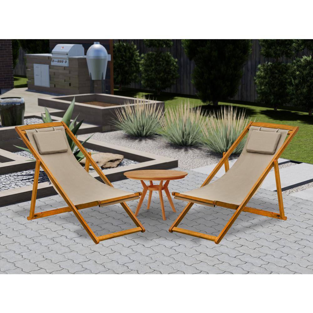 Angle. East West Furniture - East West Furniture Modern Outdoor Patio Garden Camping Chairs - Beacher Monroe Polyester Fabric Relax Chairs Set of 2 - Multi-Color.