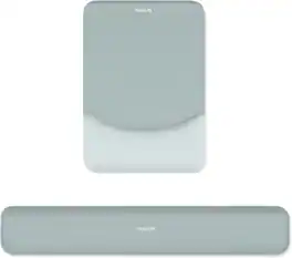 mosiso - Wrist Rest Support for Mouse Pad, Ergonomic Mousepad Non-Slip Base, Design Desk Accessories Mat for Home Game Office - Powder Blue