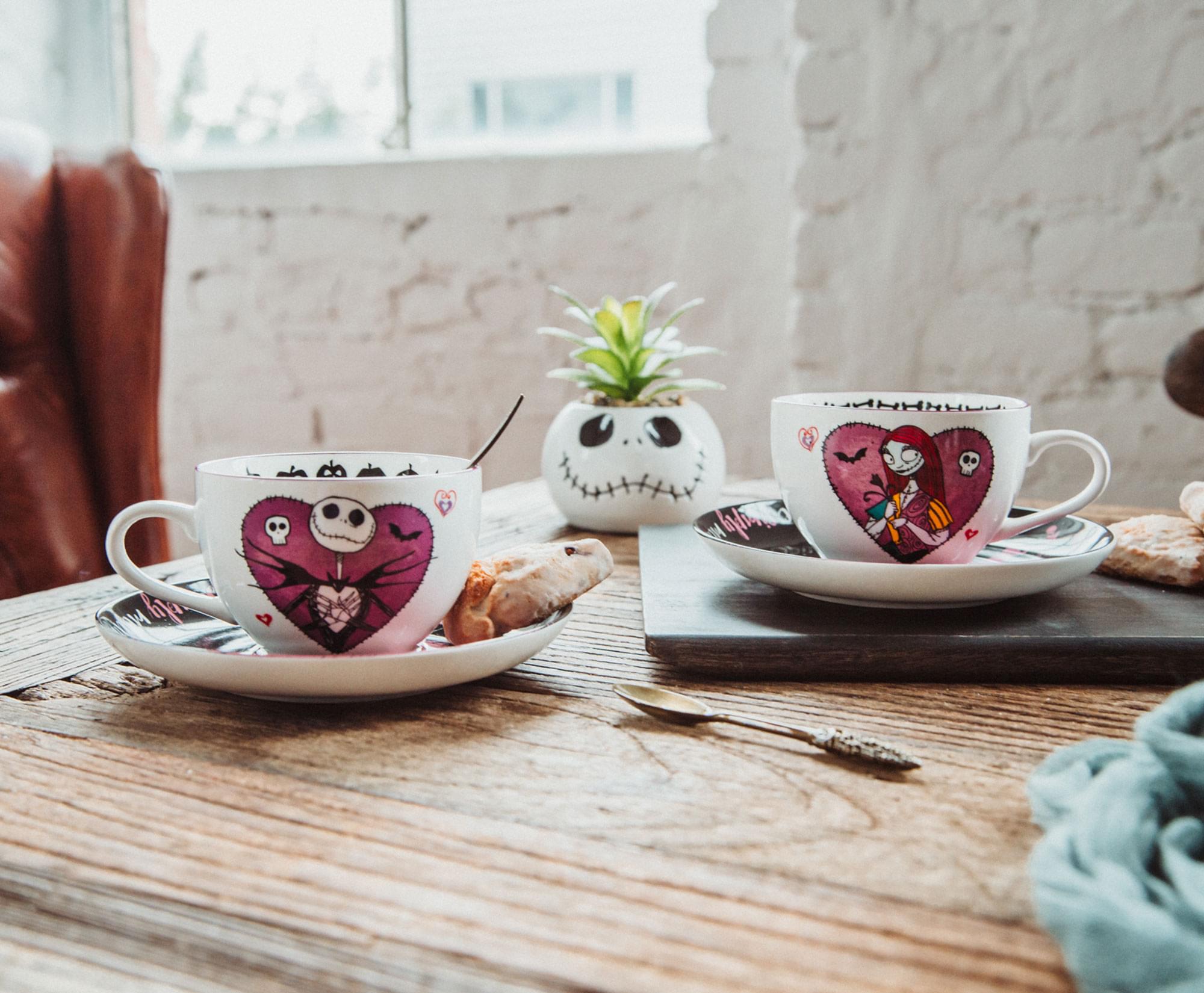 Alt View 10. Disney - Disney The Nightmare Before Christmas Bone China Teacup and Saucer | Set of 2 - Purple.