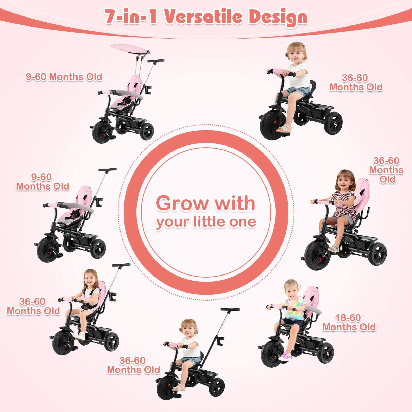 7-in-1 Versatile Design

9-60 Months Old

36-60 Months Old

Grow with your little one

36-60 Months Old

18-60 Months Old