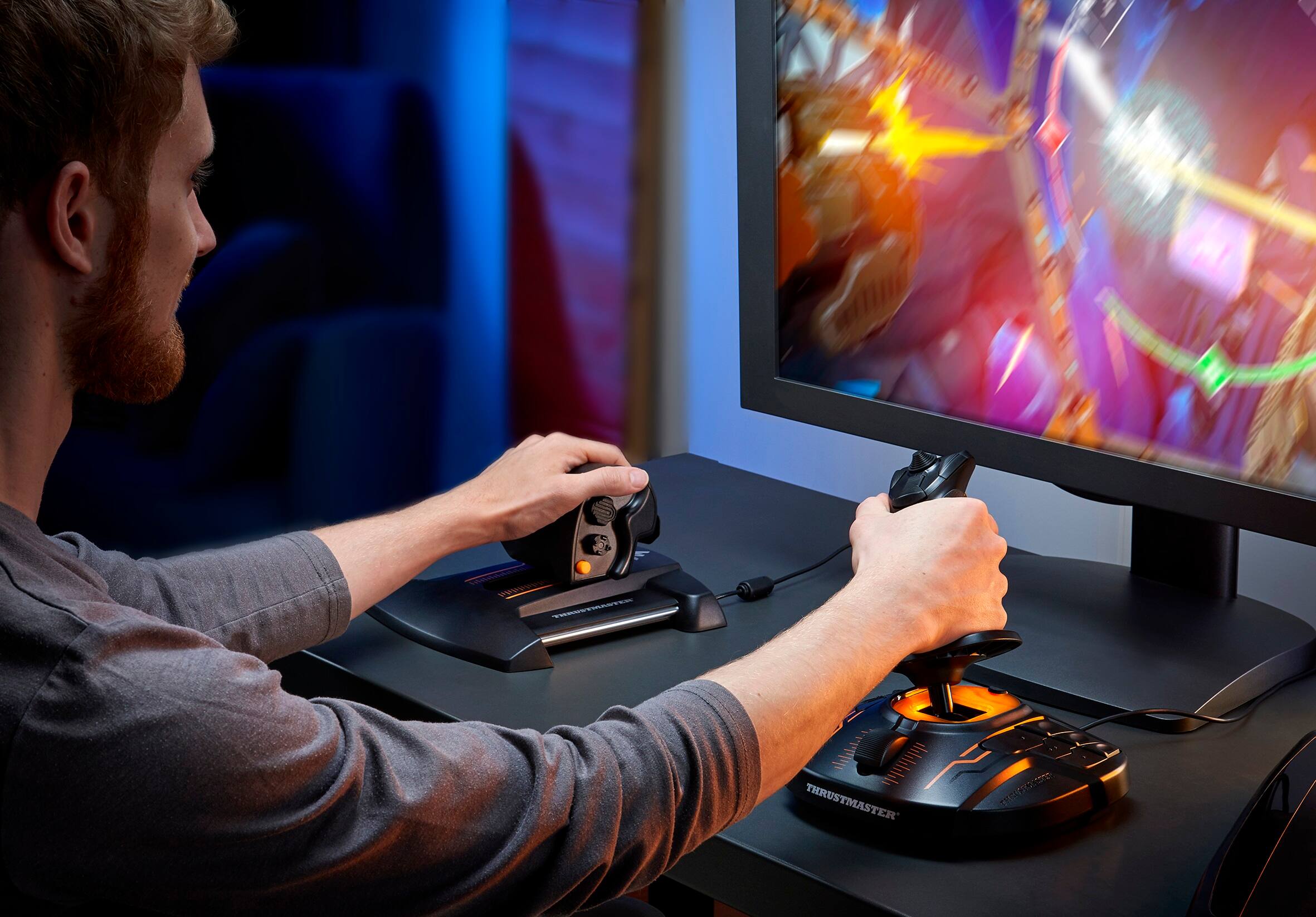 Alt View 17. Thrustmaster - T16000M FCS HOTAS for PC - Black.