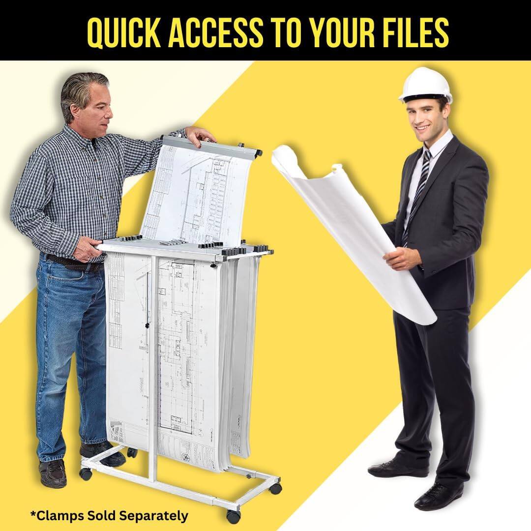 QUICK ACCESS TO YOUR FILES
*Clamps Sold Separately