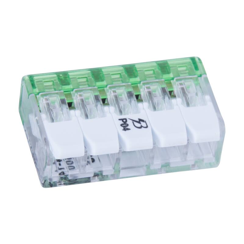 Angle. Gardner Bender - Gardner Bender 5 Port Lever Cable Connector 5 pk.
