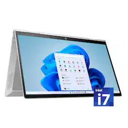 HP - Envy 2-in-1 13.3" Touch Laptop,Intel i7-1195G7,8GB RAM,2TB SSD,Backlit Keyboard,Win 11 Pro - Silver