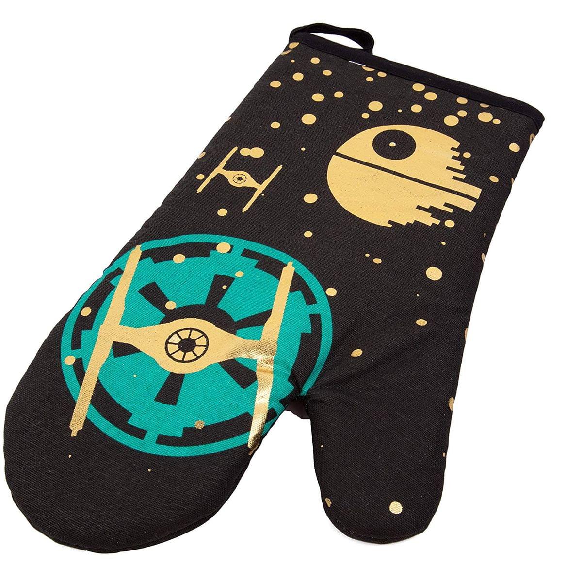Front. Star Wars - Star Wars Pinache Tie Fighter Design Heat Resistant Cotton Oven Mitt.