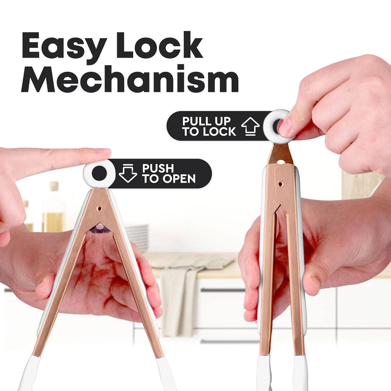 Easy Lock Mechanism
PULL UP TO LOCK
PUSH TO OPEN