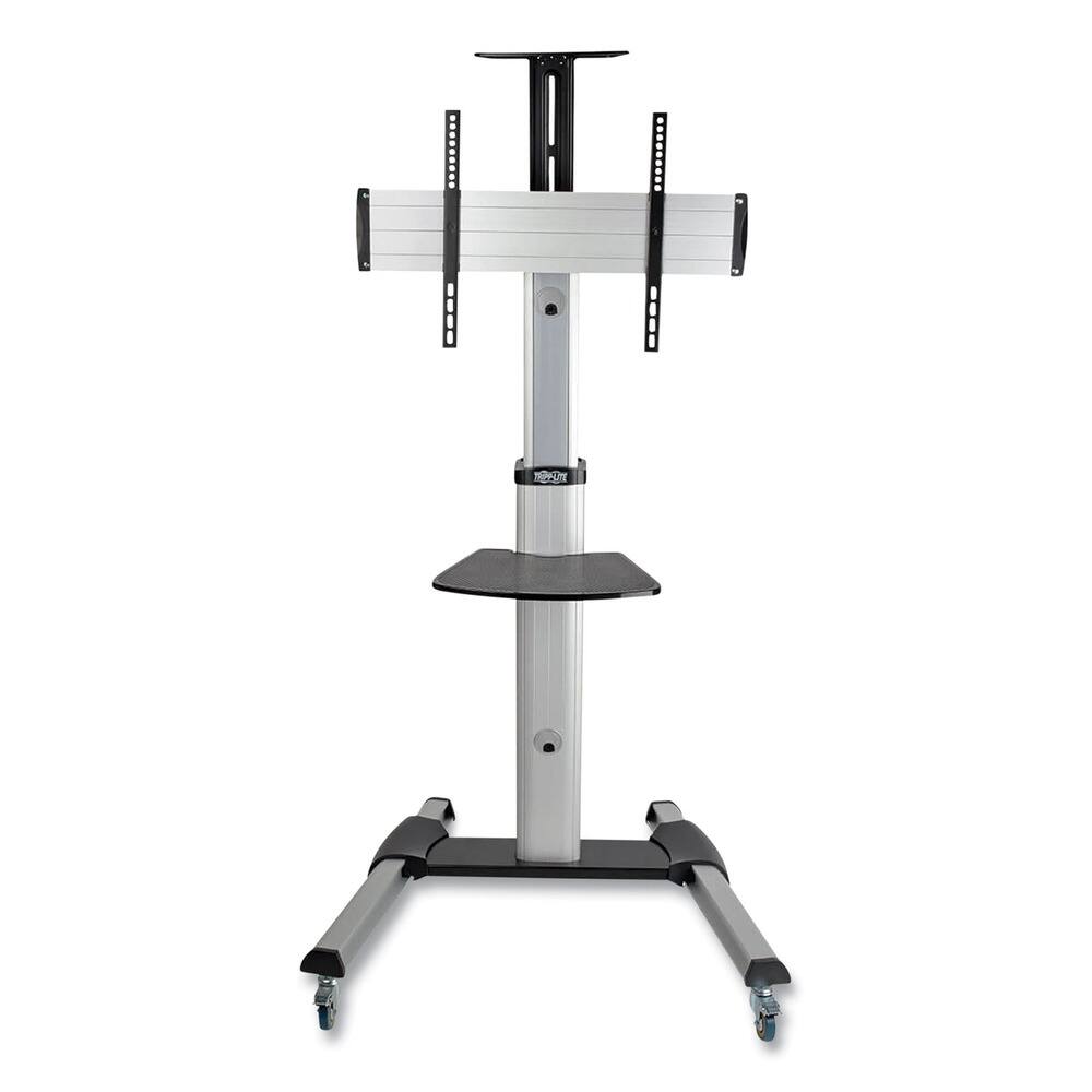Back. Tripp Lite - DMCS3270XP 32.6 in. x 27.6 in. x 81.5 in. Flat Panel Floor Stand with -12 to +5 Tilt Range and 110 lb. Capacity - Silver/Black.
