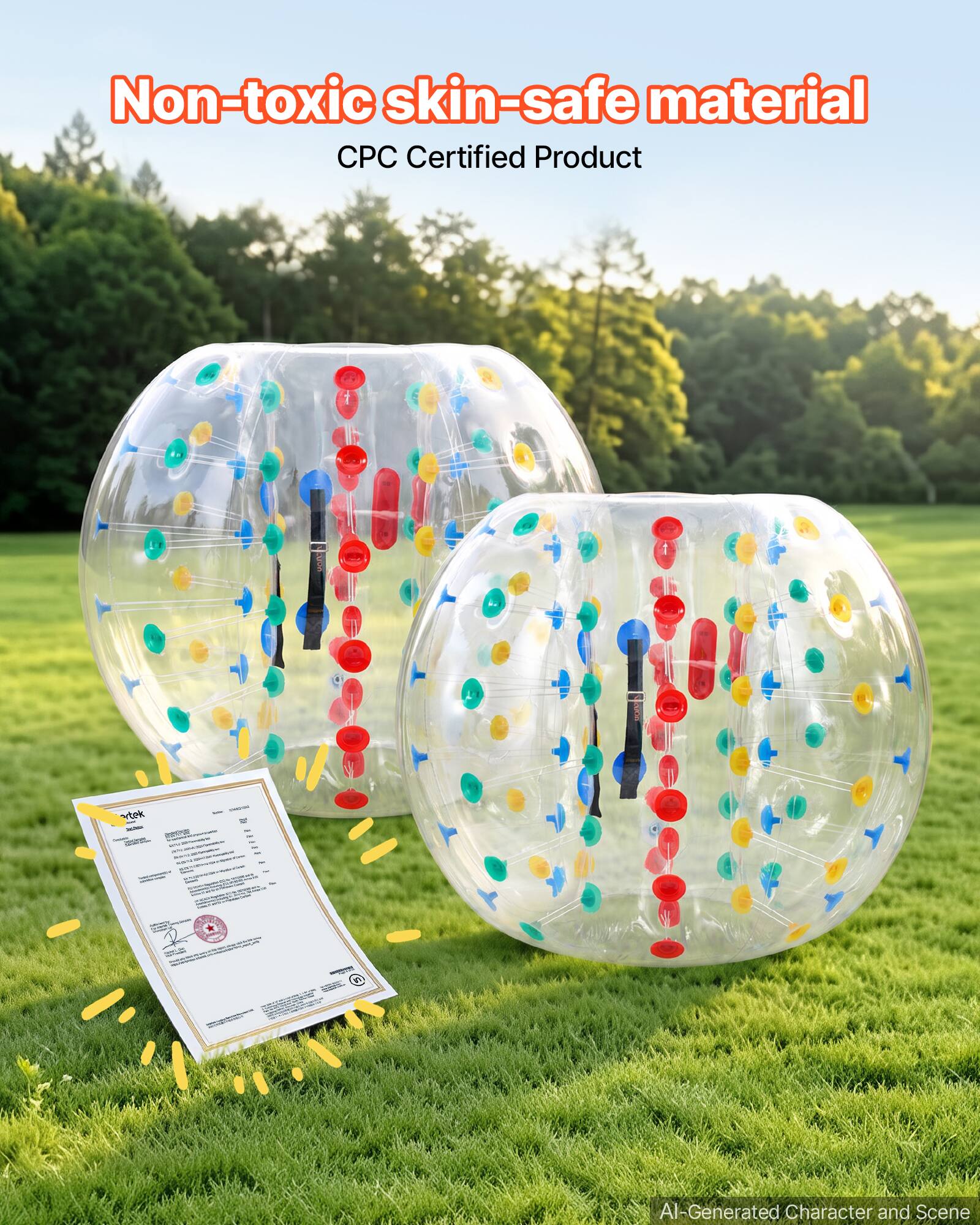 Non-toxic skin-safe material  
CPC Certified Product