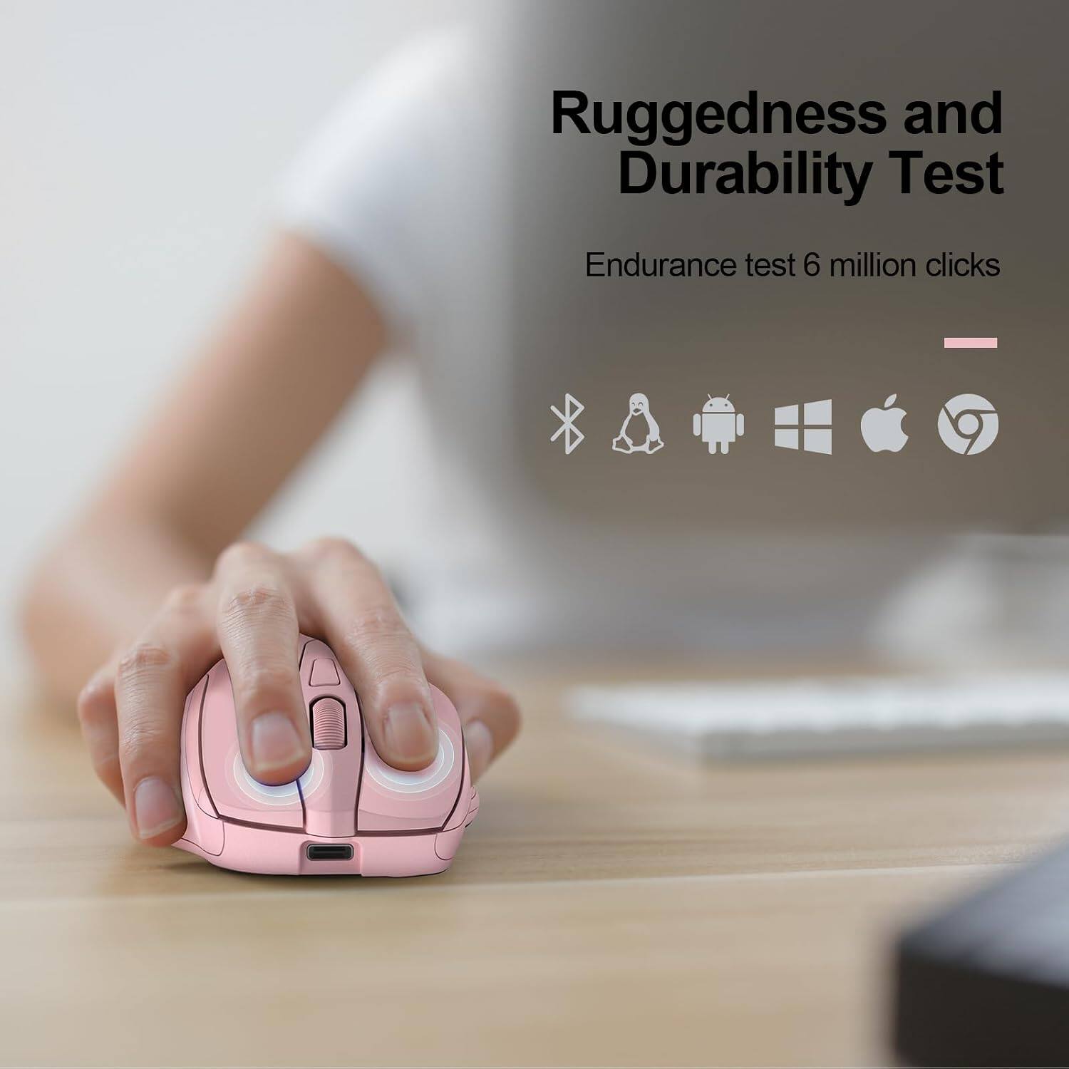 Ruggedness and Durability Test  
Endurance test 6 million clicks