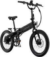 Lectric eBikes - XP Lite 2.0 Foldable Long-Range Belt Drive eBike with 80 miles Max Operating Range & 20 mph Max Speed - Unisize - JW Black - Front_Zoom