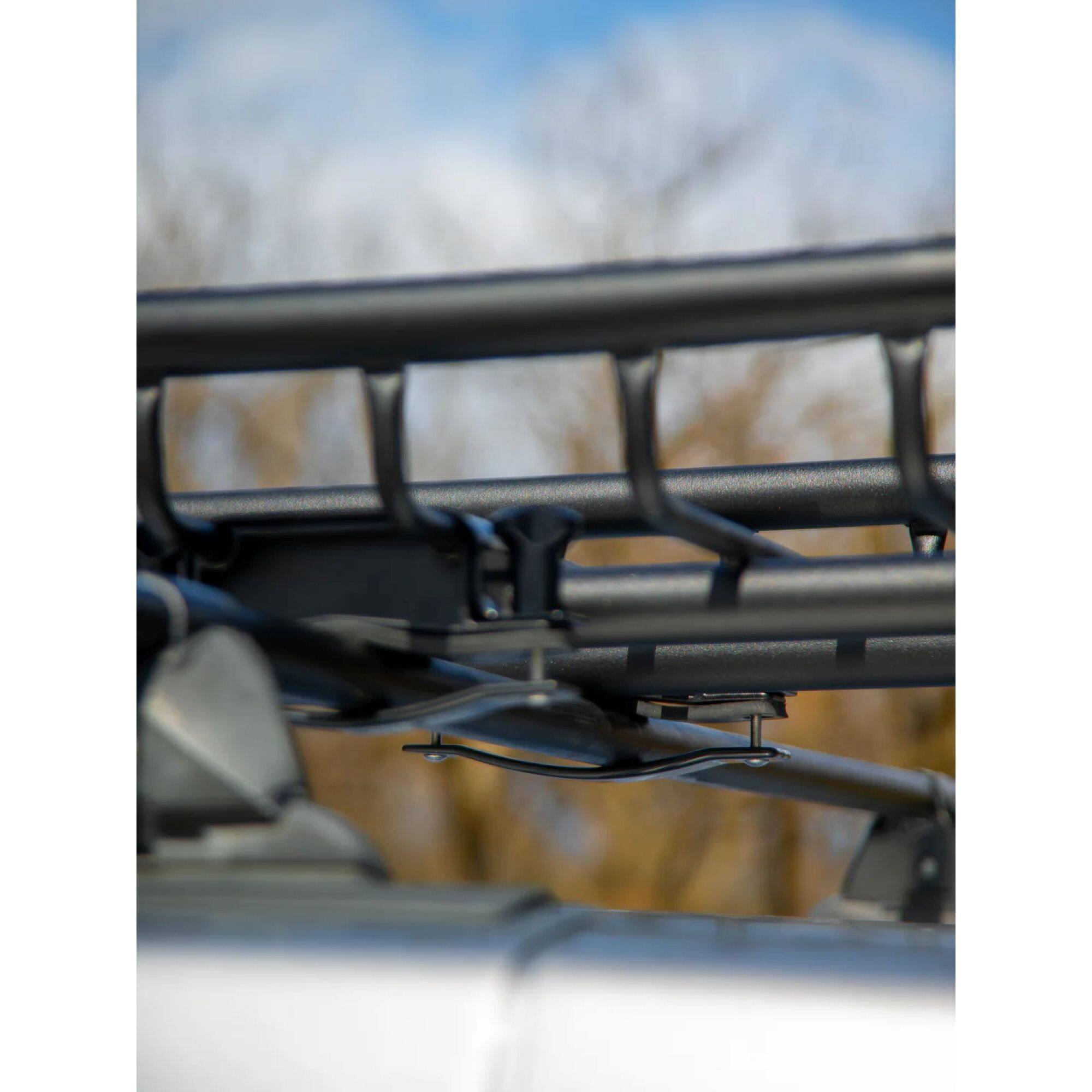 Alt View 5. Saris - MHS Cargo Roof Attachment Kit - Roof Rack Adapter for MHS Cargo Basket System Accessory - Carbon Black.