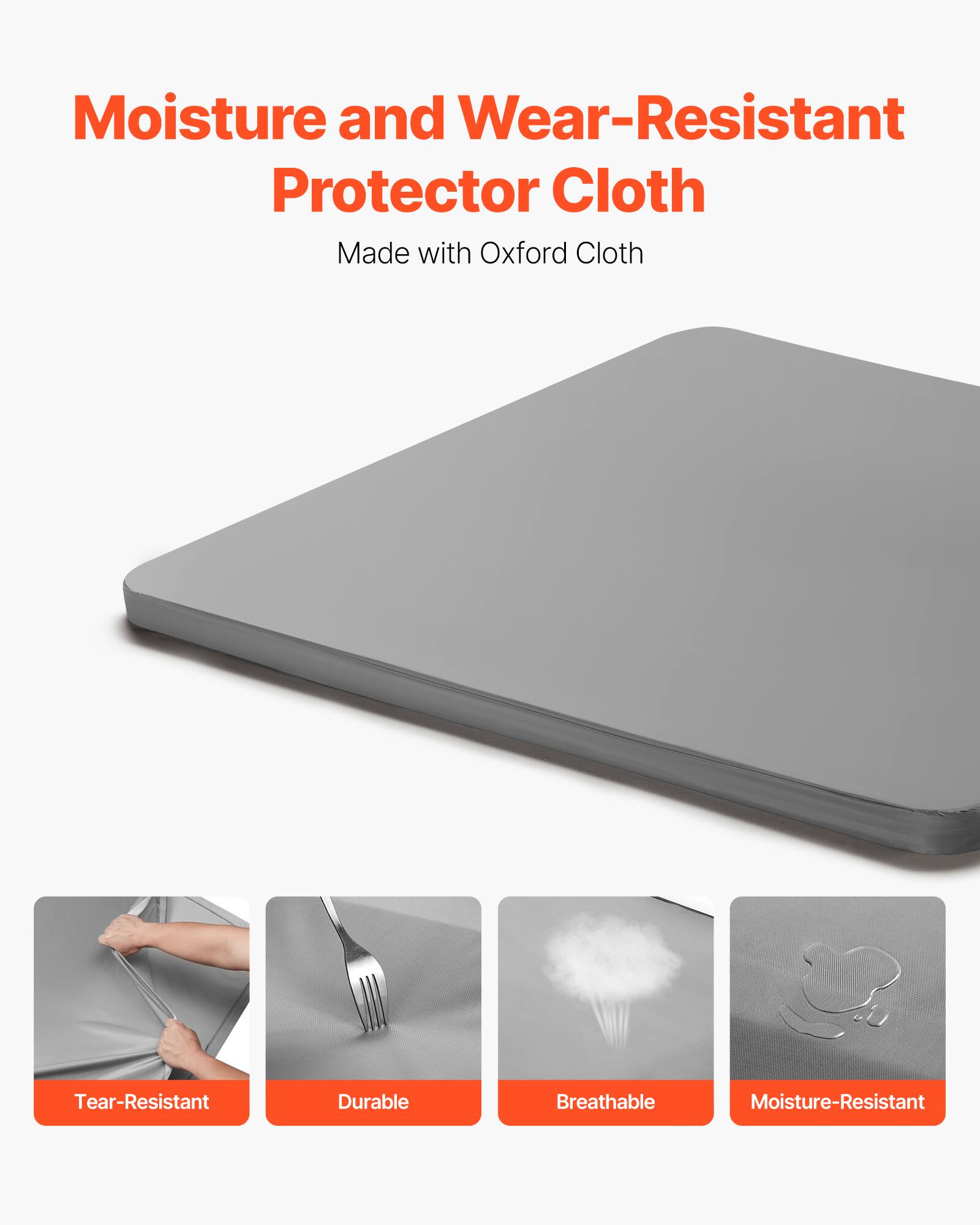 Moisture and Wear-Resistant Protector Cloth Made with Oxford Cloth

Tear-Resistant
Durable
Breathable
Moisture-Resistant