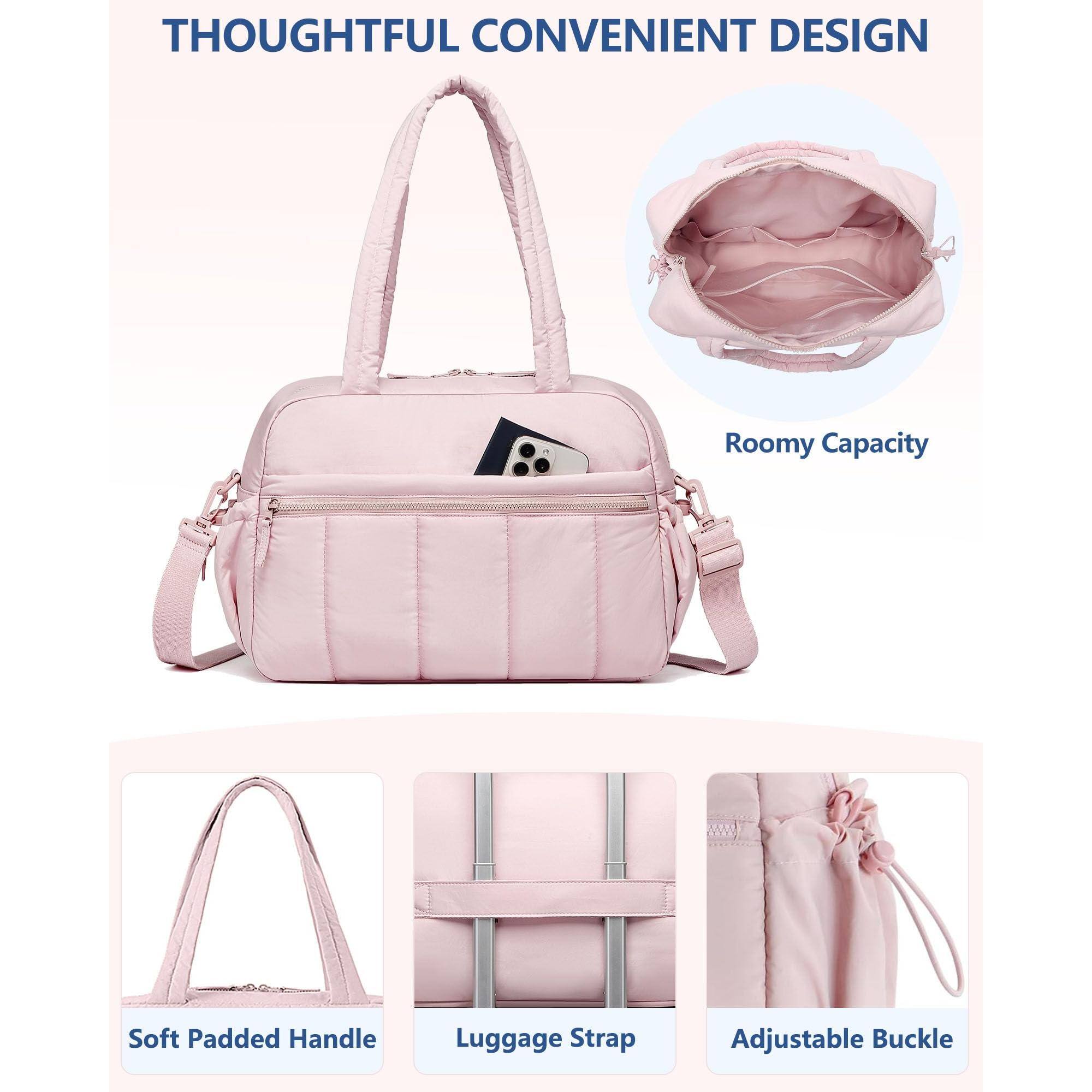 THOUGHTFUL CONVENIENT DESIGN

- Roomy Capacity
- Soft Padded Handle
- Luggage Strap
- Adjustable Buckle