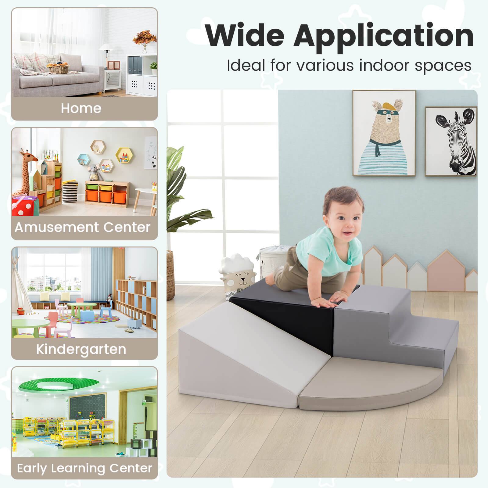 Wide Application  
Ideal for various indoor spaces  

Home  
Amusement Center  
Kindergarten  
Early Learning Center