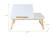 Alt View 12. Mind Reader - Bamboo Bed Tray - White.