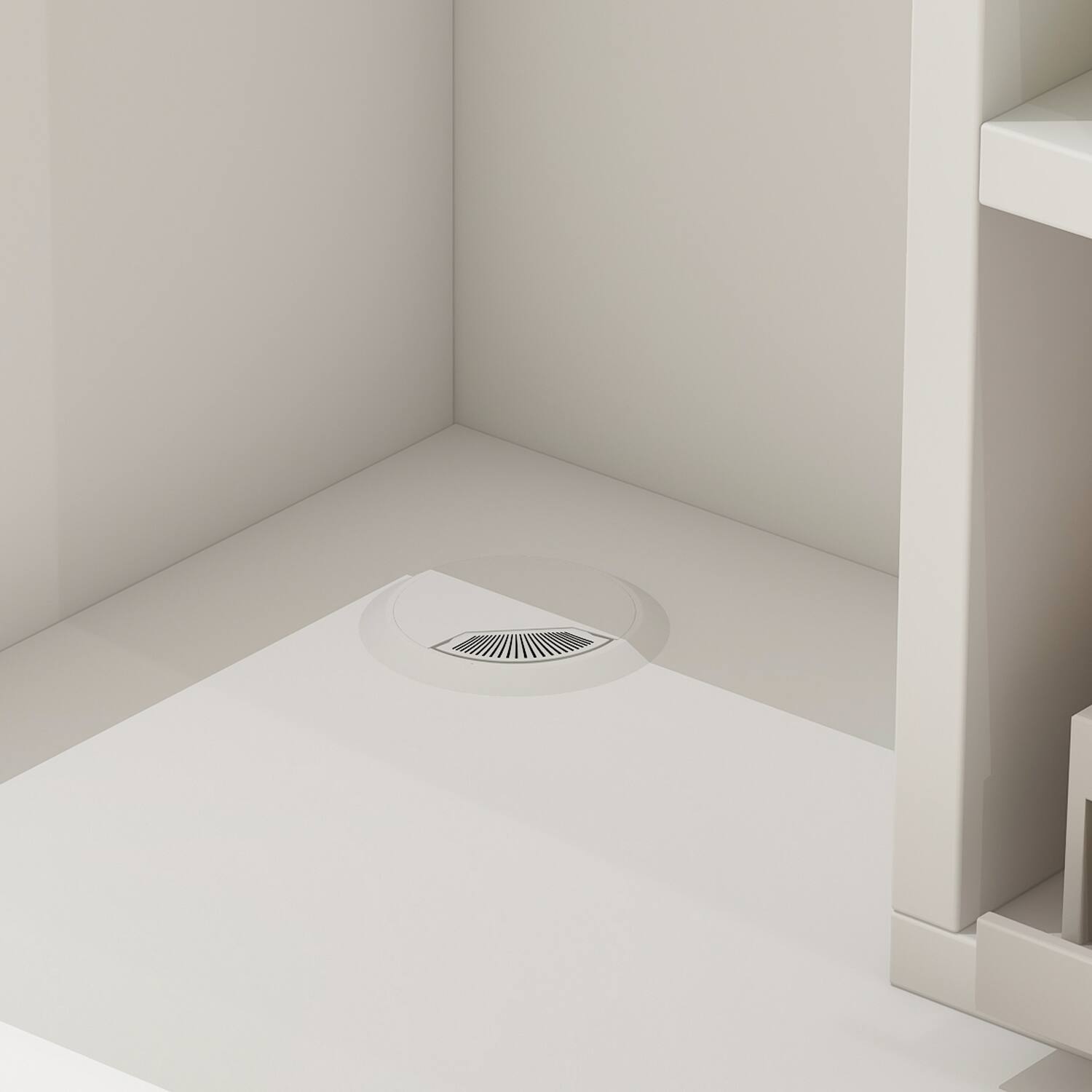 Alt View 5. Famapy - Famapy Commercial Reception Desk: Stylish, Functional & Durable for Business Spaces - White.