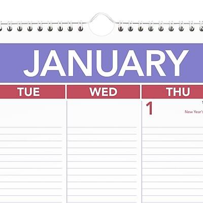 JANUARY

TUE WED THU

1 New Year's Day