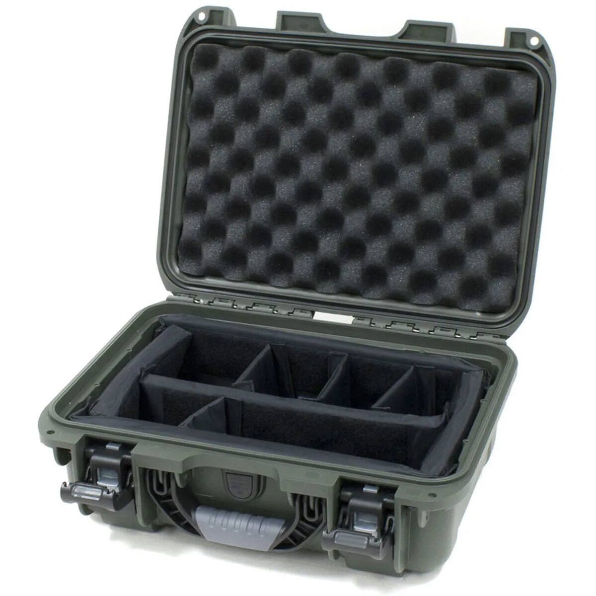 Alt View 1. NANUK - Nanuk Medium Series 915 NK-7 Resin Protective Case w/Padded Dividers, Olive.