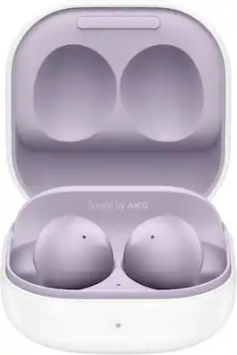 Samsung - Galaxy Buds2 True Wireless Earbud Headphones w/Transparency Code - Lavender (SM-R177NLVVZAR) - New - Purple