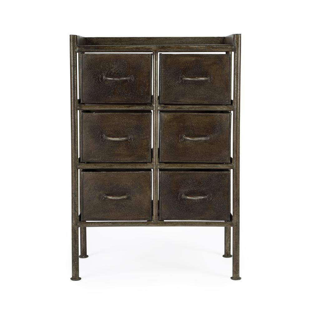 Alt View 1. Butler Specialty - Cameron Industrial Chic Drawer Chest - Bronze.