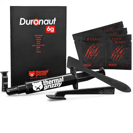 Duronaut 6g
Anleitung Guide Guida Guia Guía
2. CLEAN
1. CLEAR
1. CLEAR +3. FINISH
1+3
thermal grizzly
www.thermal-grizzly.com
thermal grizzly
2x WET
2x DRY