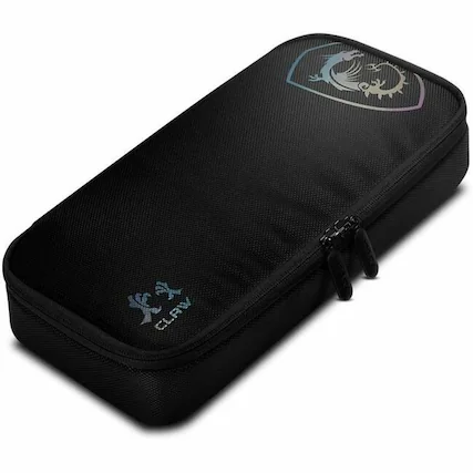 Front. MSI - MSI Carrying Case Gaming Console - Black - Wear Resistant, Tear Resistant - Black.