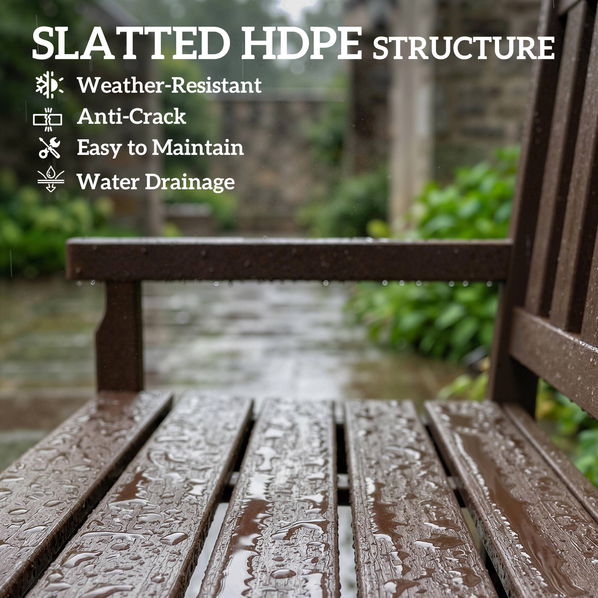 SLATTED HDPE STRUCTURE

- Weather-Resistant
- Anti-Crack
- Easy to Maintain
- Water Drainage