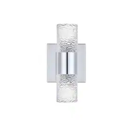 Elegant Lighting - Vega 2 light LED Wall Sconce - Chrome