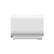 Angle. Dazzed Corner - Dual Alarm Clock Radio with AM/FM, 4-Level Dimmer - White.
