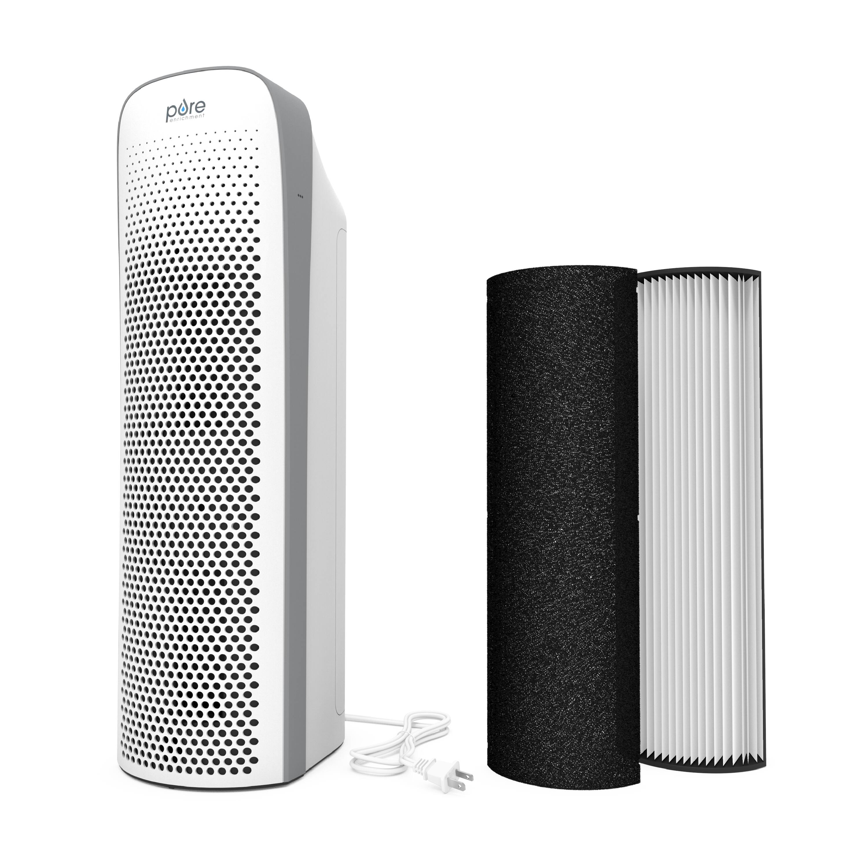 Alt View 18. Pure Enrichment - PureZone™ 190 Sq. Ft 4-in-1 Air Purifier - White.