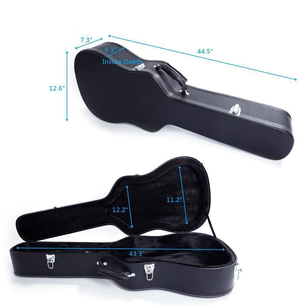 - 7.3" (Width)
- 6.3" (Inside Depth)
- 44.5" (Length)
- 12.6" (Height)
- 12.2" (Height)
- 11.2" (Width)
- 43.3" (Length)