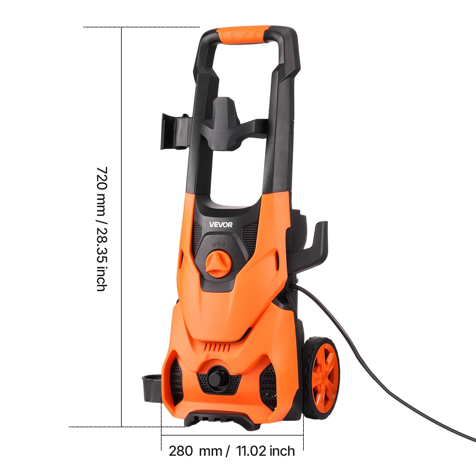 720 mm / 28.35 inch

VEVOR

280 mm / 11.02 inch