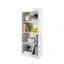 Alt View 11. CorLiving - Hawthorne Collection 4 Shelf Floor-Standing Bookcase - White.