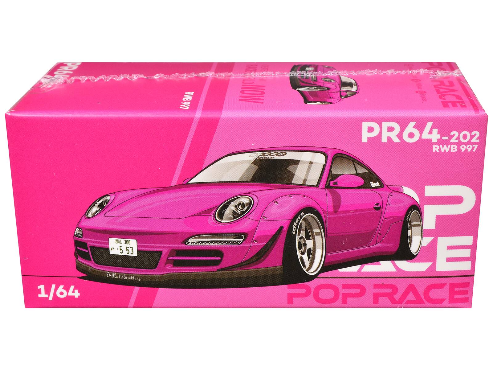 PRO RWB WONL MR9 of RACE I PR64-202 202 RWB 997 54se 1/64 300 5 53 Dritta Catwicklang Best 9 1 idiers P LE E POP RACE