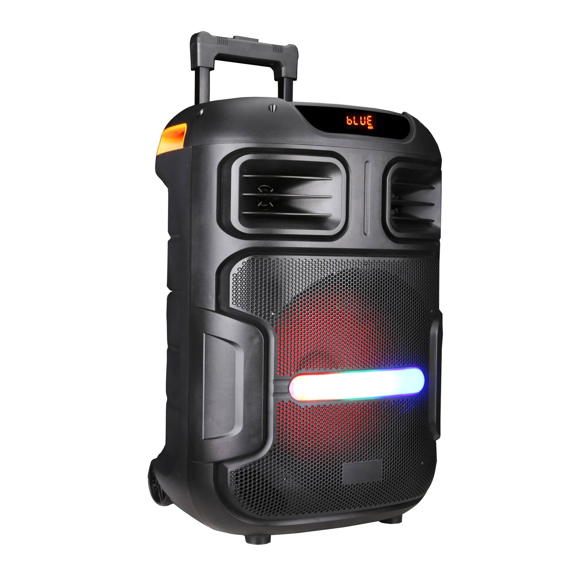 Alt View 7. Max Power - Max Power MPD592 Omnia 12" Portable Karaoke DJ Speaker with Microphone & Wheels.